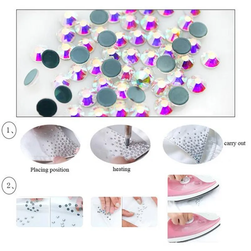 ZOTOONE 1000 шт 3-5 см блестящие стразы кристалл не горячей фиксации FlatBack шитье стразами и ткань одежды Стразы декоративный камень для ногтей D