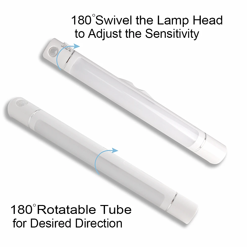 PIR датчик движения светодиодная подсветка под шкаф вращающийся магнитный кухонный шкаф лампа светодиодный Ночной светильник портативный наружный светильник-вспышка