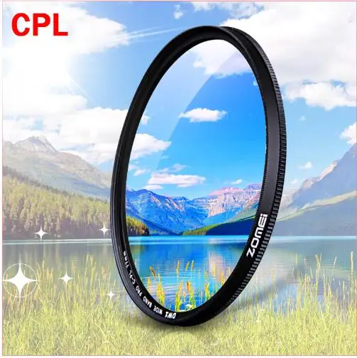 

ZOMEI CPL Circular Polarizer Camera filter for Canon Nikon DSLR Camera lens 40.5/49/52mm/55/58/62/67/72/77/82mm