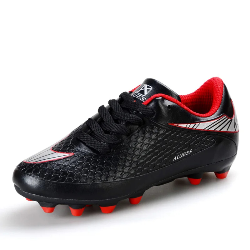 boys leather football boots