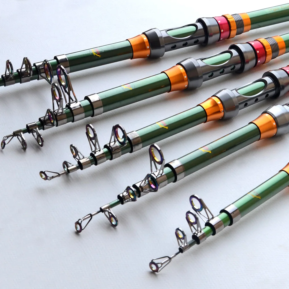 High Carbon Saltwater Rod Superhard Telescopic Fishing Rod Carbon 2.1 3
