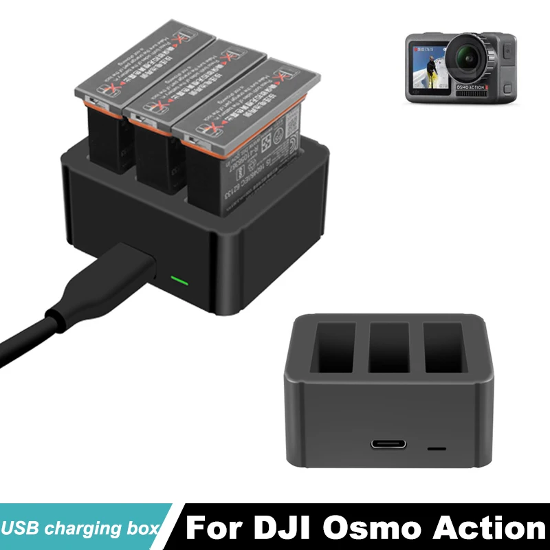 

dji osmo action charging kit Battery Charging Hub for DJI OSMO Action Camera Battery charger Intelligent Charging Hub