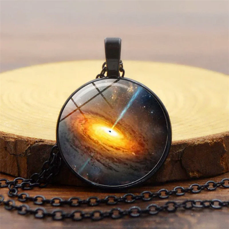

Starry Sky Pendant Nebula Necklace Galaxy Space Universe Pleiades Star Cluster Pendant Gifts Friend Glass Necklaces Jewelry