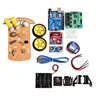 Evitar de seguimiento inteligente de Motor chasis del coche Robot Kit de velocidad codificador de la caja de batería 2WD ultrasónico para kit para Arduino ► Foto 1/6