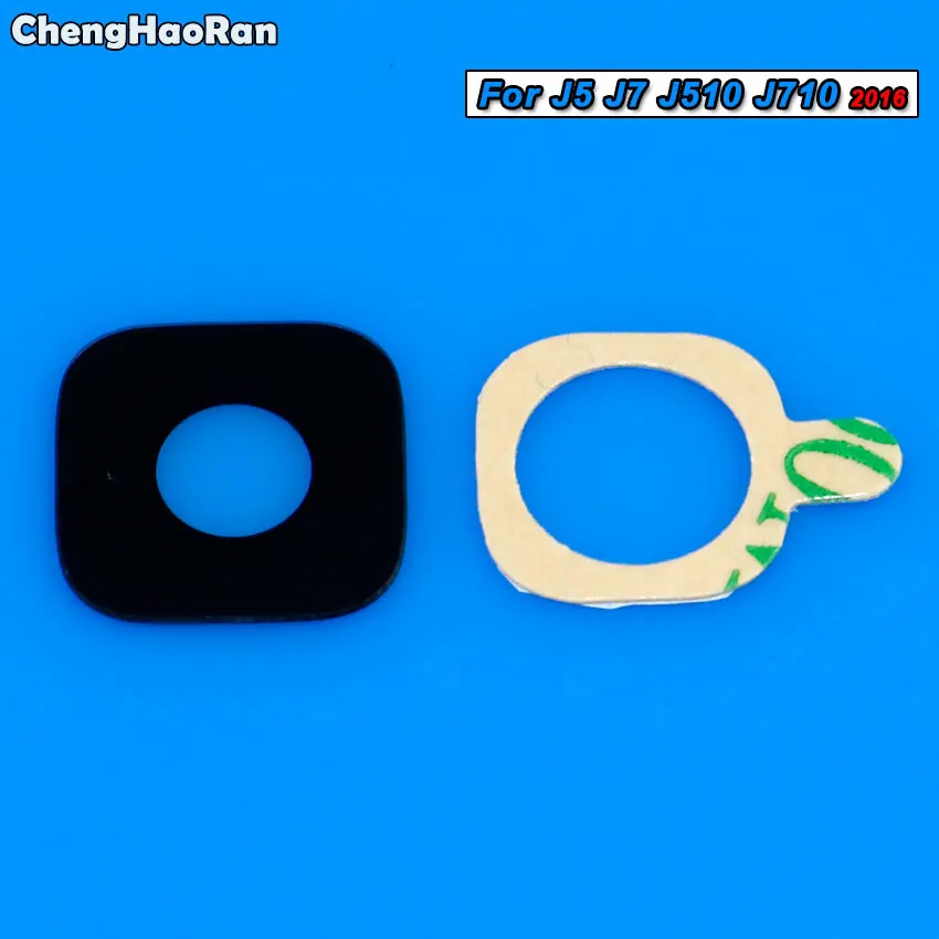ChengHaoRan задняя камера стеклянный объектив с наклейкой для Samsung Galaxy J3 J5 J7 2015 2016 2017 J310