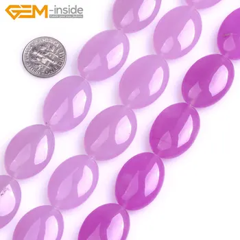 

Gem-inside Natural Flat Oval Jades Beads Aventurine Beads For Jewelry Making Bracelet Necklace 15 inch DIY Beads Jewellery