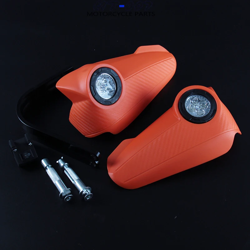 Оранжевый Светодиодный защитный чехол для мотоцикла Supermoto KTM ADV DUKE LC4 200 640 690 990 SMR|led