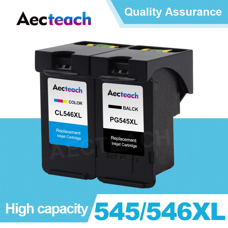 Aecteach PG 545 CL 546 XL чернильный картридж для Canon PG545 CL546 545XL Pixma MG3050 MG 2550 2450 S MX495