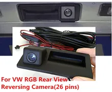 RGB заднего вида Камера РВК для VW Jetta Tiguan Passat RNS510 RCD510 56D 827 566A