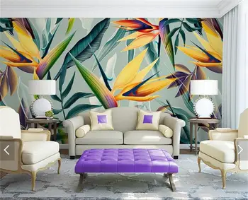 

3d wallpaper custom photo non-woven picture Gorgeous bird of paradise 3d wall murals wallpaper for wall room decoration painting