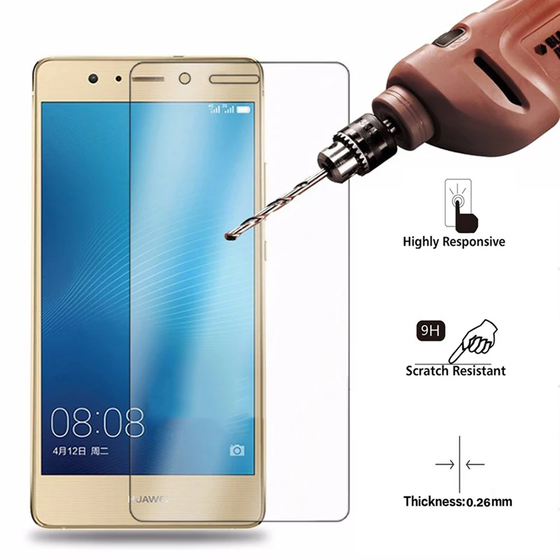 Высококачественное Закаленное стекло для Huawei P9 Lite Защита экрана защитная пленка