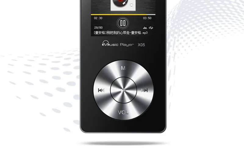 Hifi MP3 музыкальный плеер без потерь мини стерео 3D звук FM радио Запись электронная книга полностью Металлическая 8 ГБ Спорт MP3 с динамиком наушники