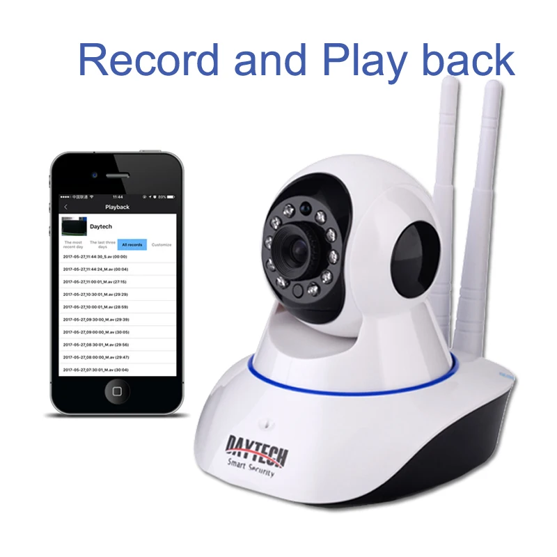Affectionate Luvzx Vente Daytech 2mp Ip Camera 1080 P Wi Fi Sans Fil De Surveillance Wifi P2p Securite Cctv Reseau Bebe Moniteur Deux Interphone Ir Pas Cher Prix
