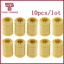 10pcs LM8UU 3D imprimante solide polymère portant 8mm arbre RJMP-01-08 en plastique roulements linéaires bague pour Mendel 3D imprimante pièces(China)
