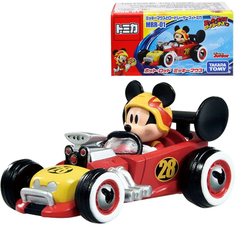 Takara Tomy Tomica Микки Маус родстер гоночные модели горячий стержень 5 см металлический