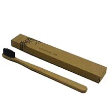 Утилизация зубная щетка Бамбук ручка зубная щётка мягкой щетиной es для дома отеля применение красочные