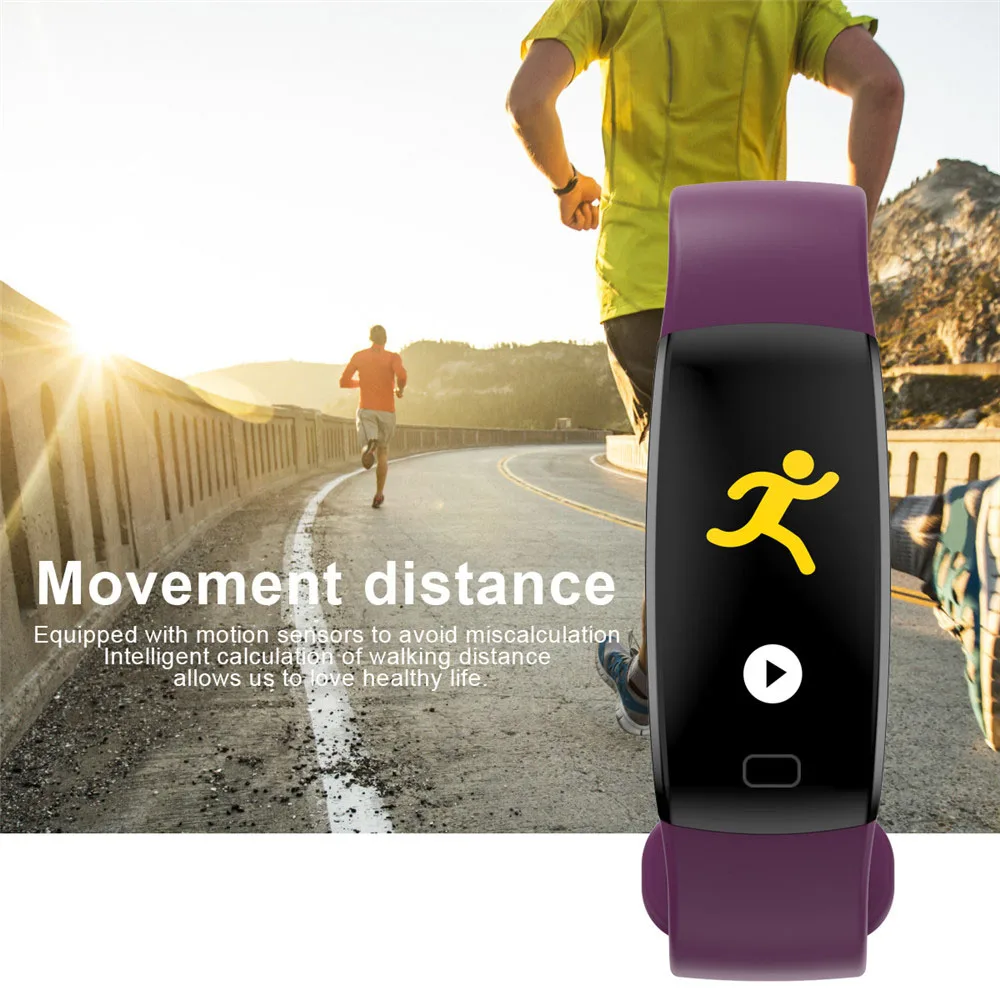 LEMFO Fotness tracker wristband heart rate monitor braclet smart band7