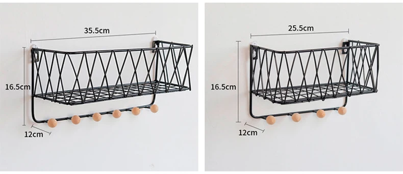 Креативное украшение комнаты, полка для хранения, круглые деревянные крючки, вешалки для ключей, сумка, вешалка для полотенец, кухонная вешалка, железные полки, настенная вешалка GY056