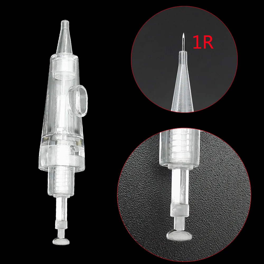 1RL Permanent Makeup Cartridge Needles Eyerbow Lips Rotary Tattoo