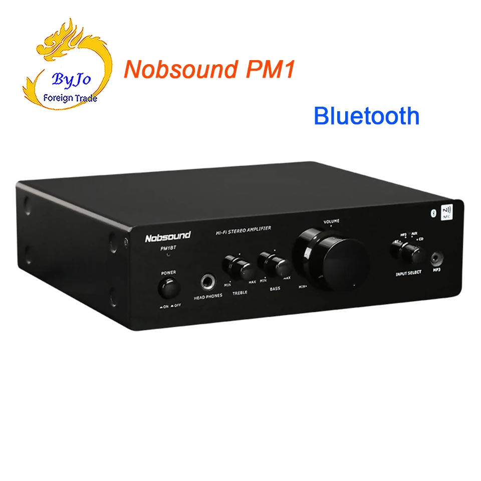 Усилитель Nobsound PM1 hifi bluetooth NFC 20 Вт + BT или без две версии усилитель мощности 220