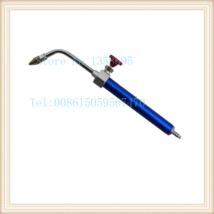 free shipping large size brass welding torch gold Gas cutting Torch Burn Pipe With Wooden Handle | Украшения и аксессуары