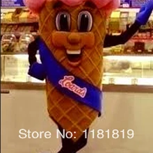 Талисман мороженое костюм талисмана Модный на заказ костюм аниме косплей наборы маскарадный костюм карнавальный костюм