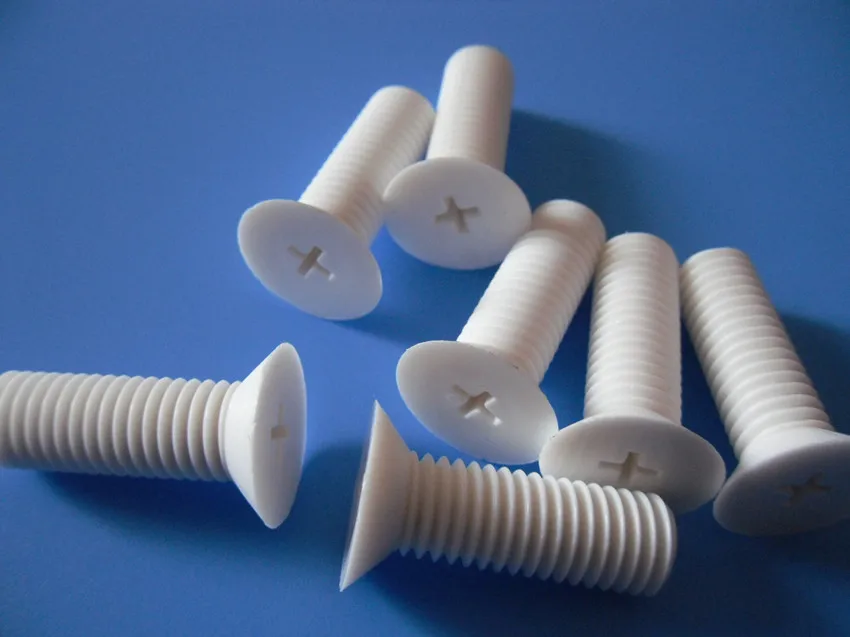 20Pcs M6x(8 60mm Length) PP Phillips screw countersunk head cross