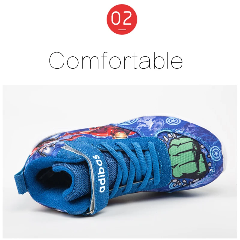 2019 Kids Sneakers For Boys Basketball Shoes Running The Avengers Baby Casual Children shoes Sport boot Cartoon gamin chaussure