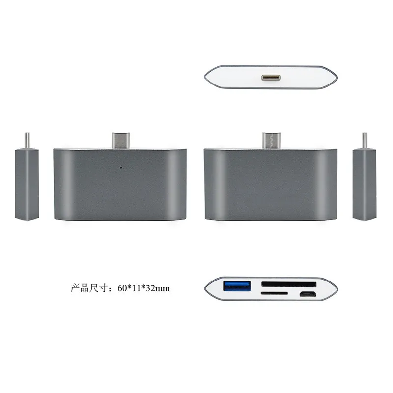 Type c Reader Micro SD Card Memory TF Card Reader Multi function USB 3 0 USB 5