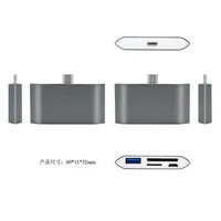 tf כרטיס מסוג C קורא Micro SD כרטיס / זיכרון / TF קורא כרטיסים Multi-function USB 3.0 USB 2.0 פלאש SD מתאם עם אור LED (5)