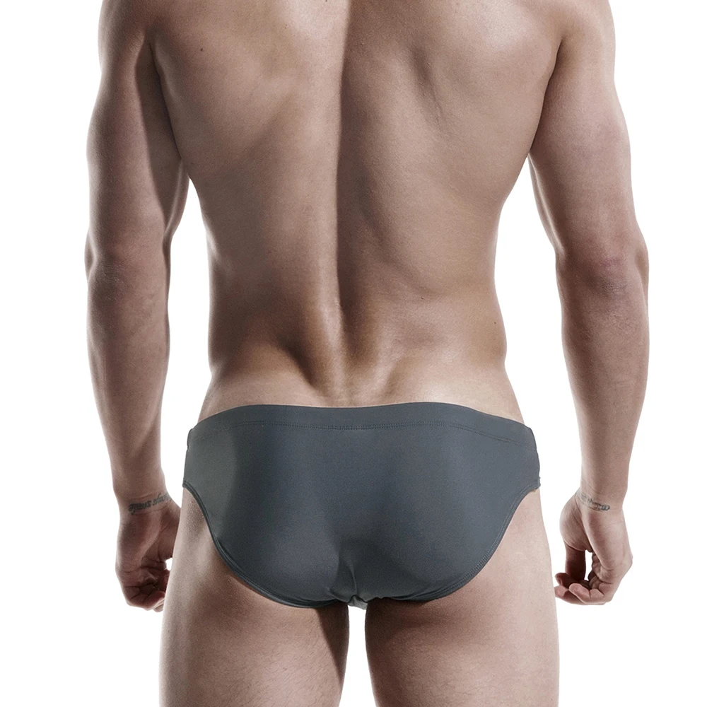 AIMPACT Mens Solid Swim Briefs Beach Surfing Men's Swimwear athletic Sea Swimming Briefs Low Sexy Sportive Swimsuit For Men S320 (18)
