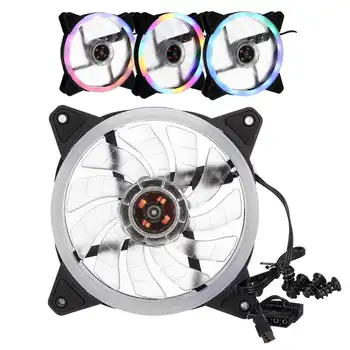 

12V 120mm Computer Case PC Cooling Fan Cooler 3pin PC Case Fan Ultra Silent LED for Aurora Lights Cooler Cooling Fan Heatsink