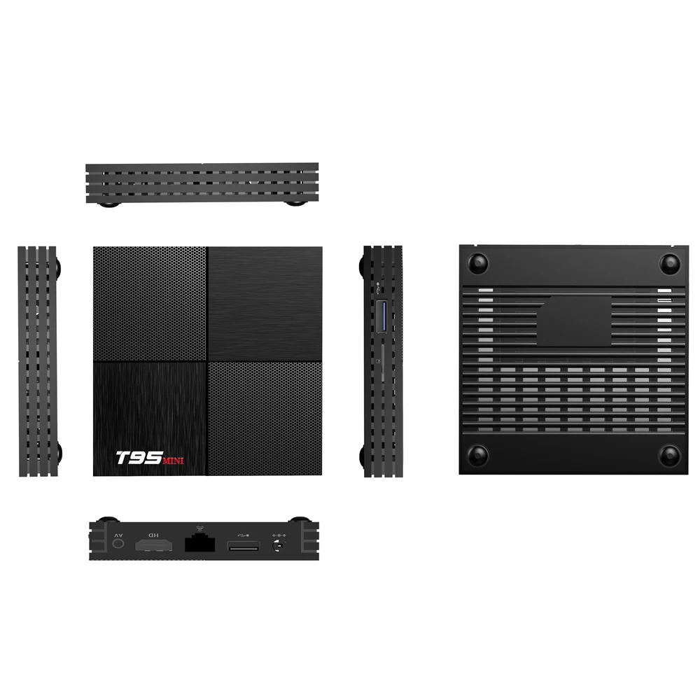 Wechip 6K T95 Mini Android 9 0 Smart TV Box Allwinner H6 Поддержка 2 4 ГГц Wi Fi Гб 16 четырехъядерный