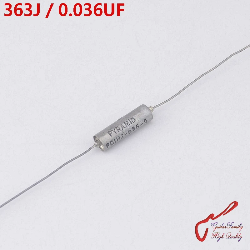 

1 Piece USA Pyramid 363J 0.036UF 200V Tone Oil Capacitor ( paper in oil capacitor ) For Electric Guitar Bass MADE IN USA