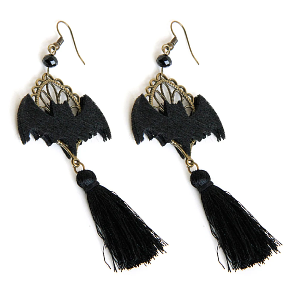 halloween bat earrings