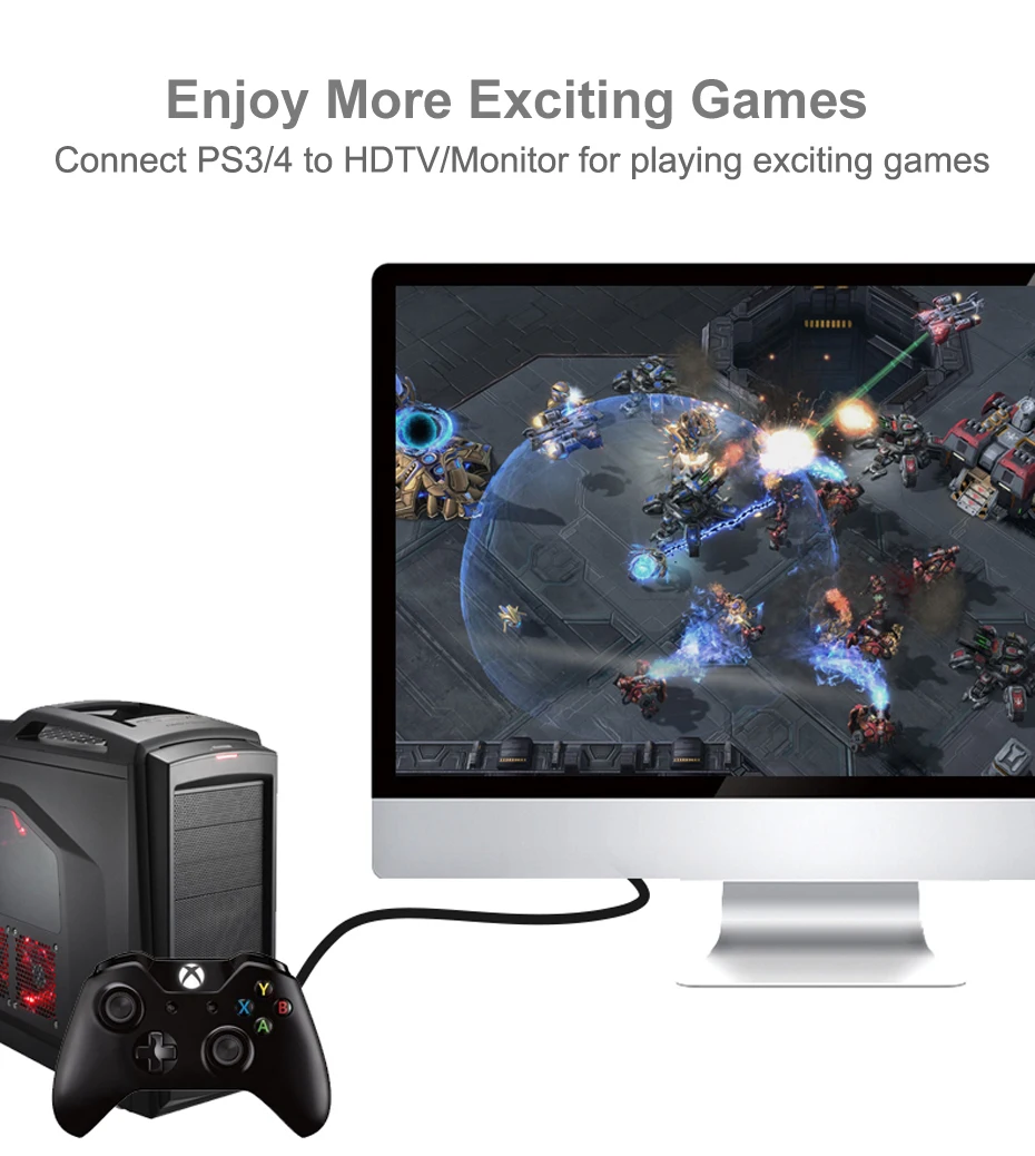 HDMI to DVI Cable, DVI  to HDMI Cable 4