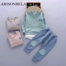 

Toddler Girls Summer Clothing Set Baby Girl Clothes Sports Suit for Boy 2018 Spring Childrens Set Causal Top+Pants 2Pcs Pullover