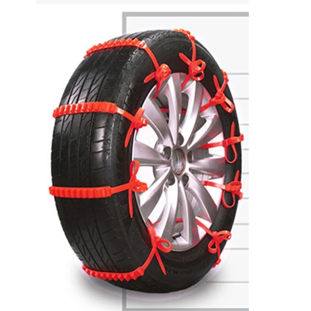 

Anti-Skid Chains Snow Chains Universal Emergency Anti-Slip Tire Belting Straps Cable Traction Wire for Car/SUV