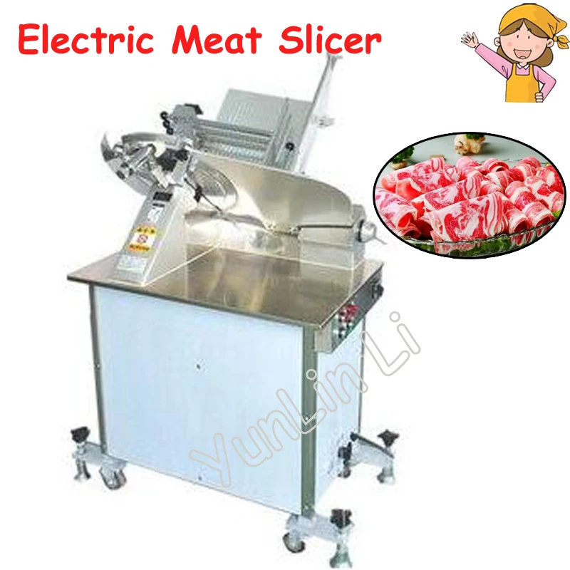 Commercial 14 Inch Automatic Electric Slicer 380V 230V 110V Cut Freezer Machine Slice of Meat Mutton