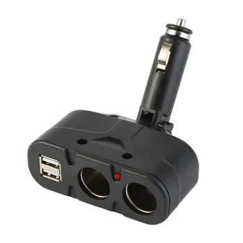 

Dual Usb Car Charger Car Cigarette Lighter Universal Fast Car Charger Power Adapter Car Styling For iphone6 7 Sumsung Xiaomi