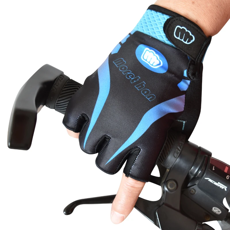 Men Women Half Finger Gel Cycling font b Gloves b font Breathable Summer Bike Bicycle font