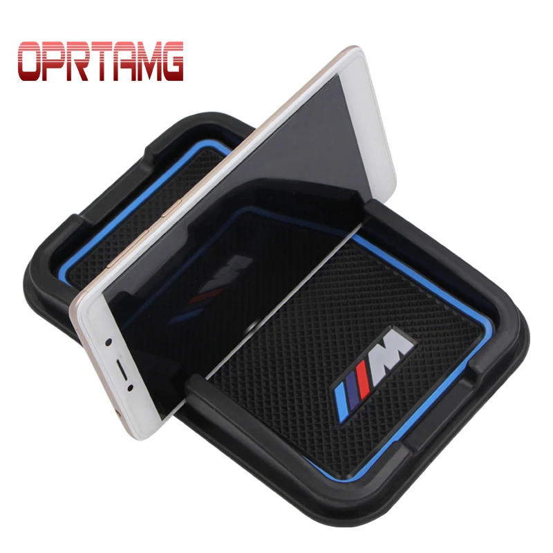 

Car M Logo 3D Car Phone Non-Slip Mat Support Holder Mounts GPS Sat Nav For BMW M M3 M5 E60 E39 E46 F10 F20 F30 E30 E36 E90