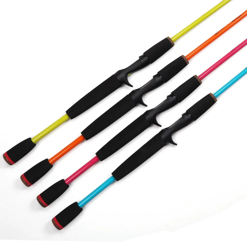 Spinning Casting Rod Blue Yellow Pink Orange Spinning Casting Lure Winter Fishing Rod Lure Weight : 1/8 - 3/4 oz EVA Handle Spinning Casting Rod Blue Yellow Pink Orange Spinning Casting Lure Winter Fishing Rod Lure Weight : 1/8 - 3/4 oz EVA Handle