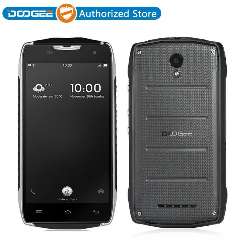 Оригинал Doogee T5 Android 6.0 3 ГБ RAM 32 ROM IP67 Водонепроницаемый Смартфон 5.0 &quotHD MTK6753 Окта