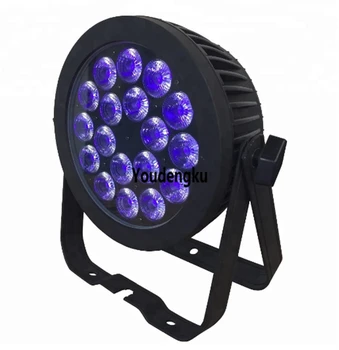 

8 piece slim par led 18x10w RGBW 4 in 1 for wedding party stage show Led Flat Par Light waterproof par light