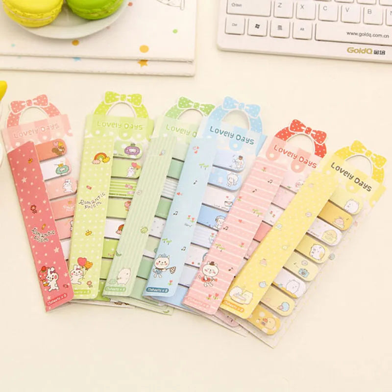 A55 120 страниц/упаковка милые блокноты для записей с кроликом|planner stickers|sticky notesmemo pad |