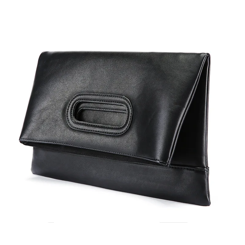

2017 new folding clutch Korean casual men's leather bag envelope business fashion