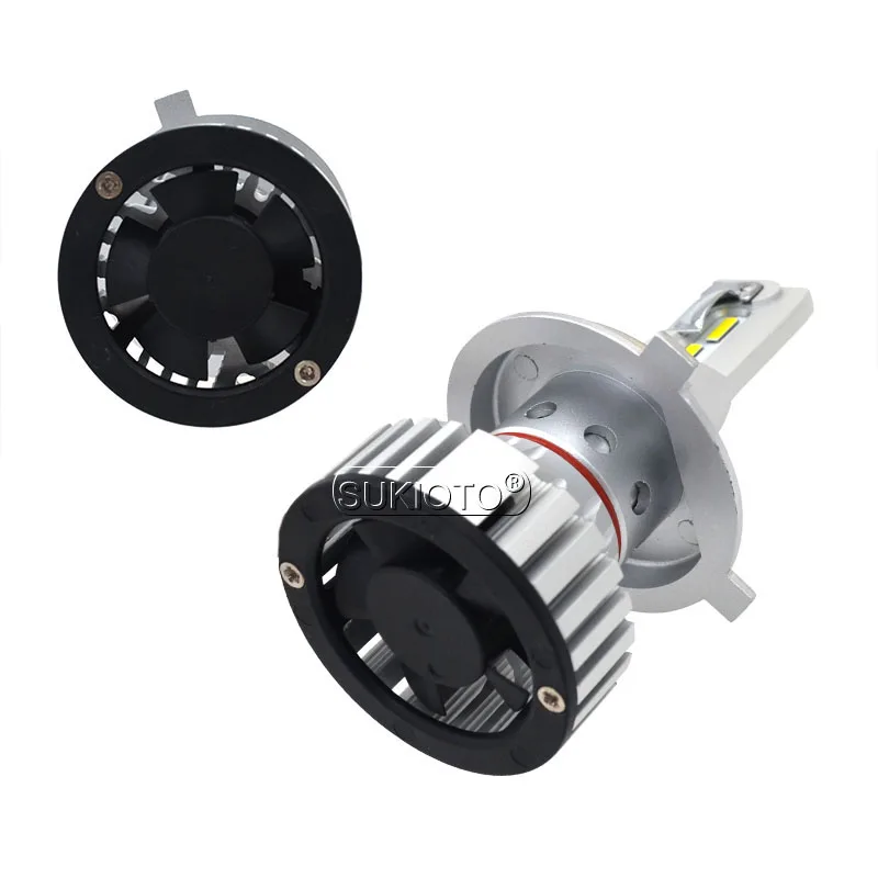 SUKIOTO H7 H4 LED Headlight Bulb Auto Car Headlight H7 H11 H1 HB3 HB4 H4 HiLow Beam 12V 72W 3000K 6500K White LED Fog Lamp Bulb (10)