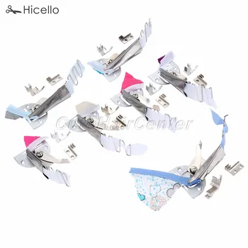 

1set A10 hemmer Bias Binder foot overlock folder tape Industrial sewing machine 1 needle lockstitch Binding curve edge Hicello