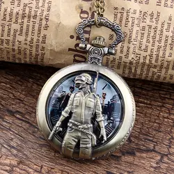 Playerunknown's боя СССР Военный снайпер карманные часы для детей шкатулка часы для Для мужчин и Для женщин девушек